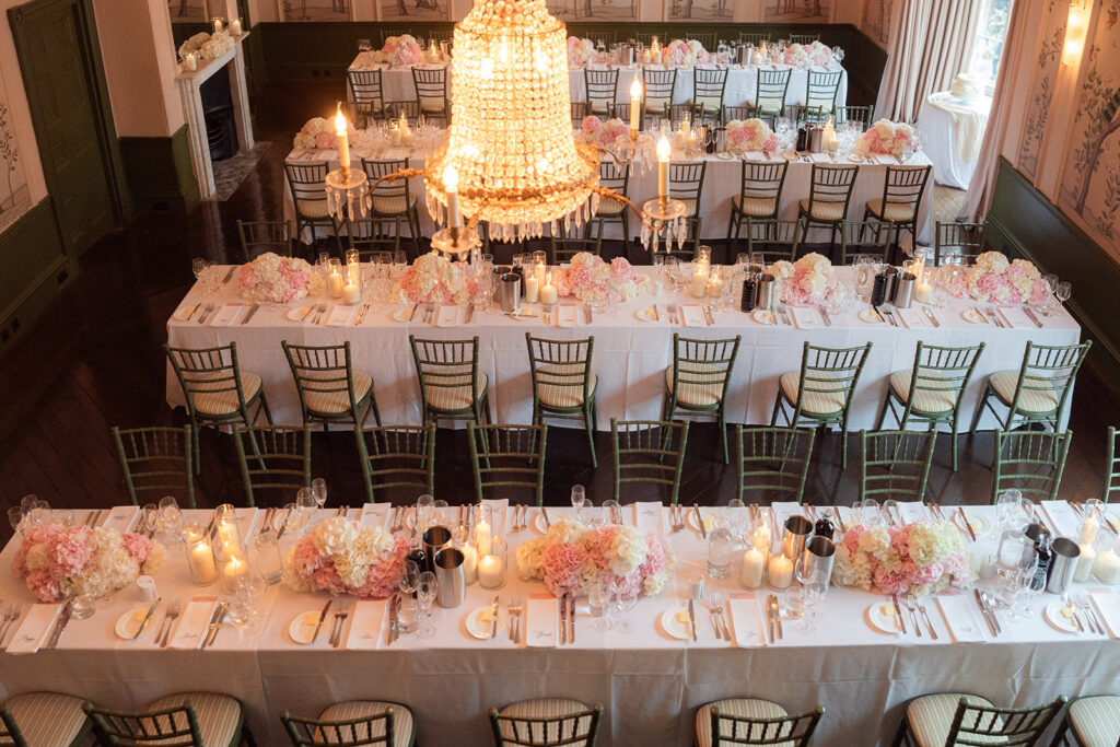 Personalised Place Setting Napkins for Zuska & Amos' Beautiful Wedding