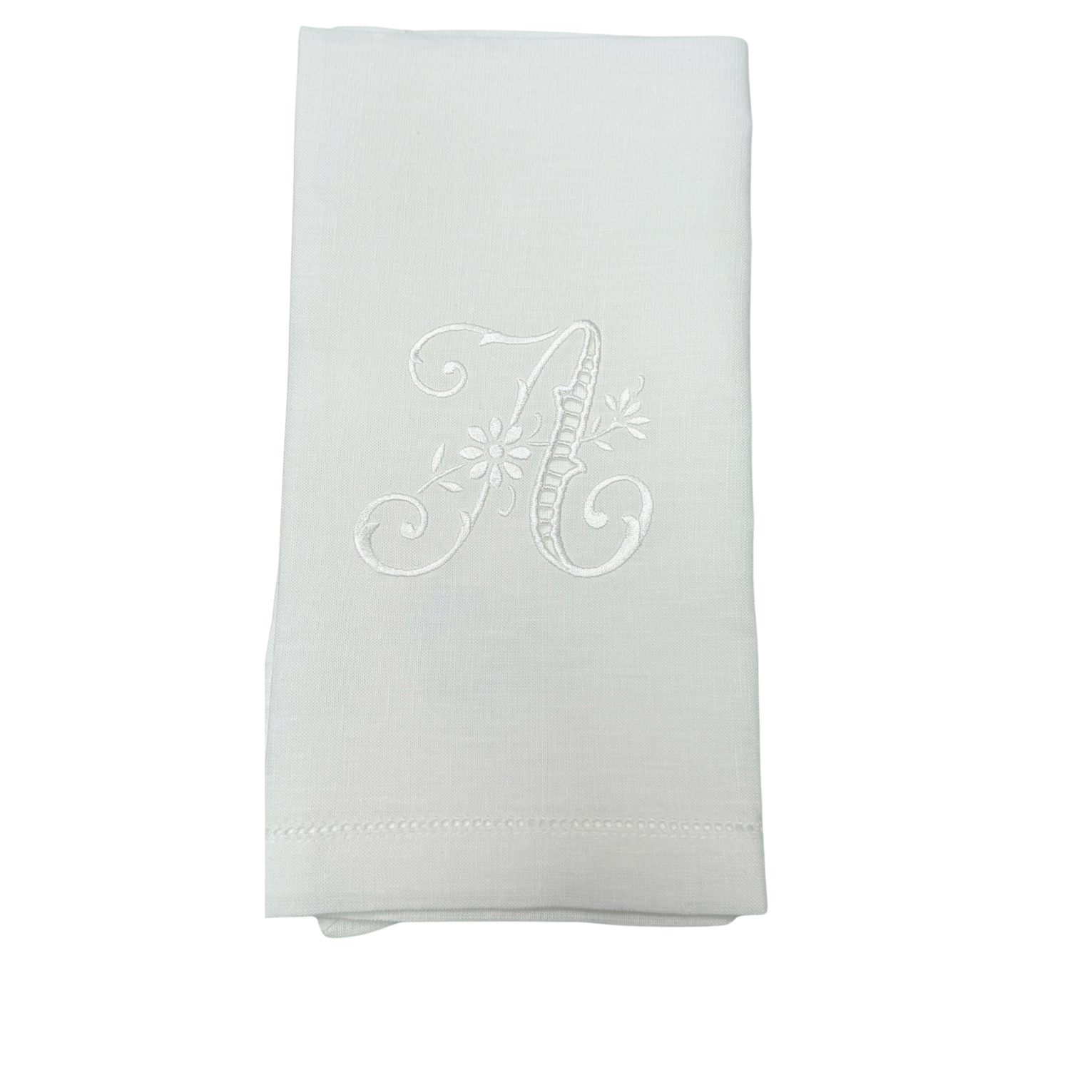 LINEN HEMSTITCH NAPKIN Cutwork Napkins A
