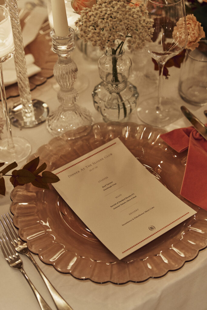 Your Wedding at The Sloane Club: Three Ways to Style Your Wedding Tables