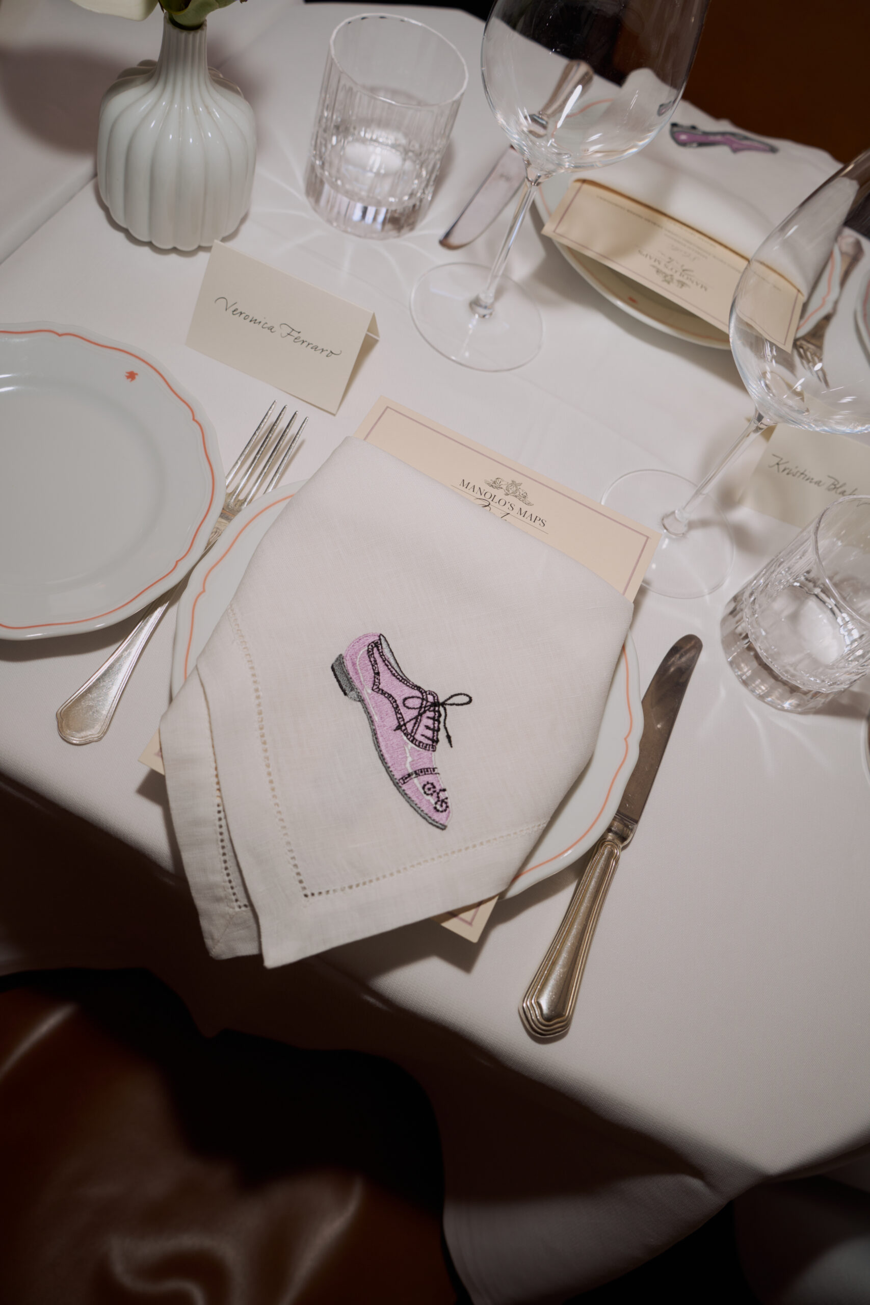 Bespoke Brand Embroidery for Manolo Blahnik’s Maps