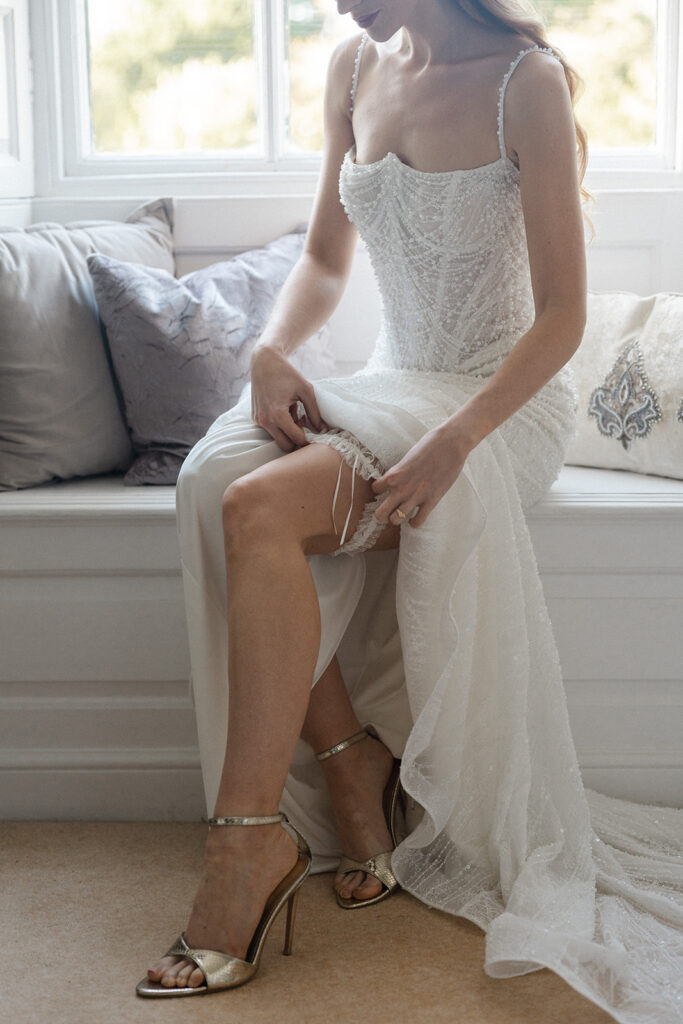 An Elegant Christmas Wedding With Bespoke Monogram Napkins