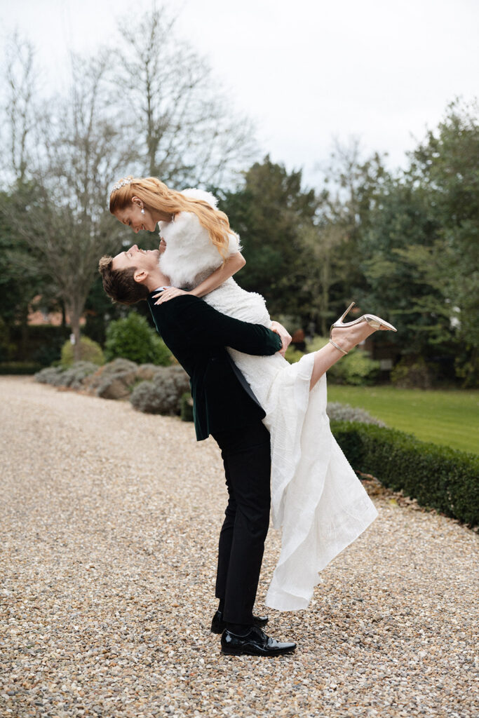 An Elegant Christmas Wedding With Bespoke Monogram Napkins