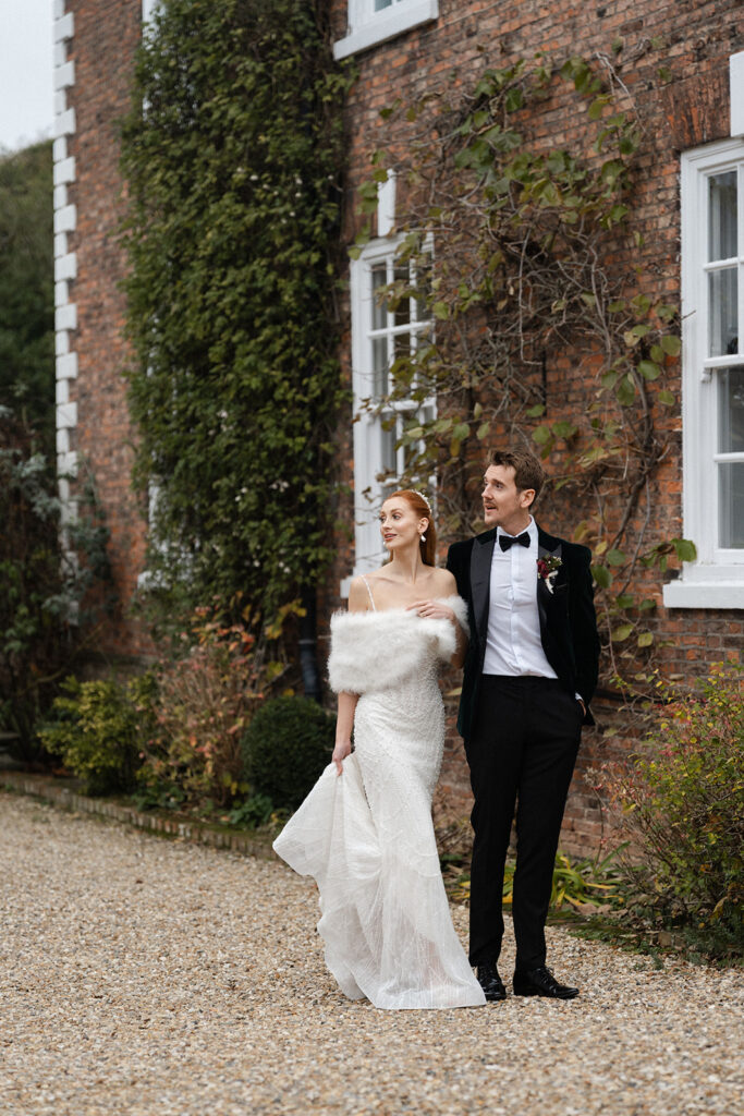 An Elegant Christmas Wedding With Bespoke Monogram Napkins