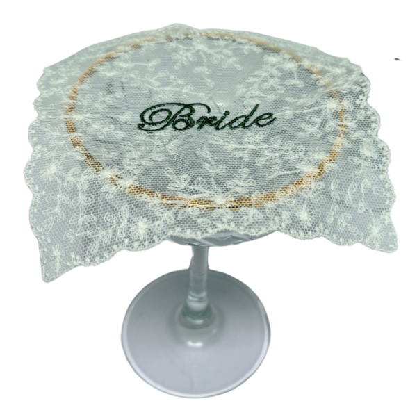Personalised Lace Coaster