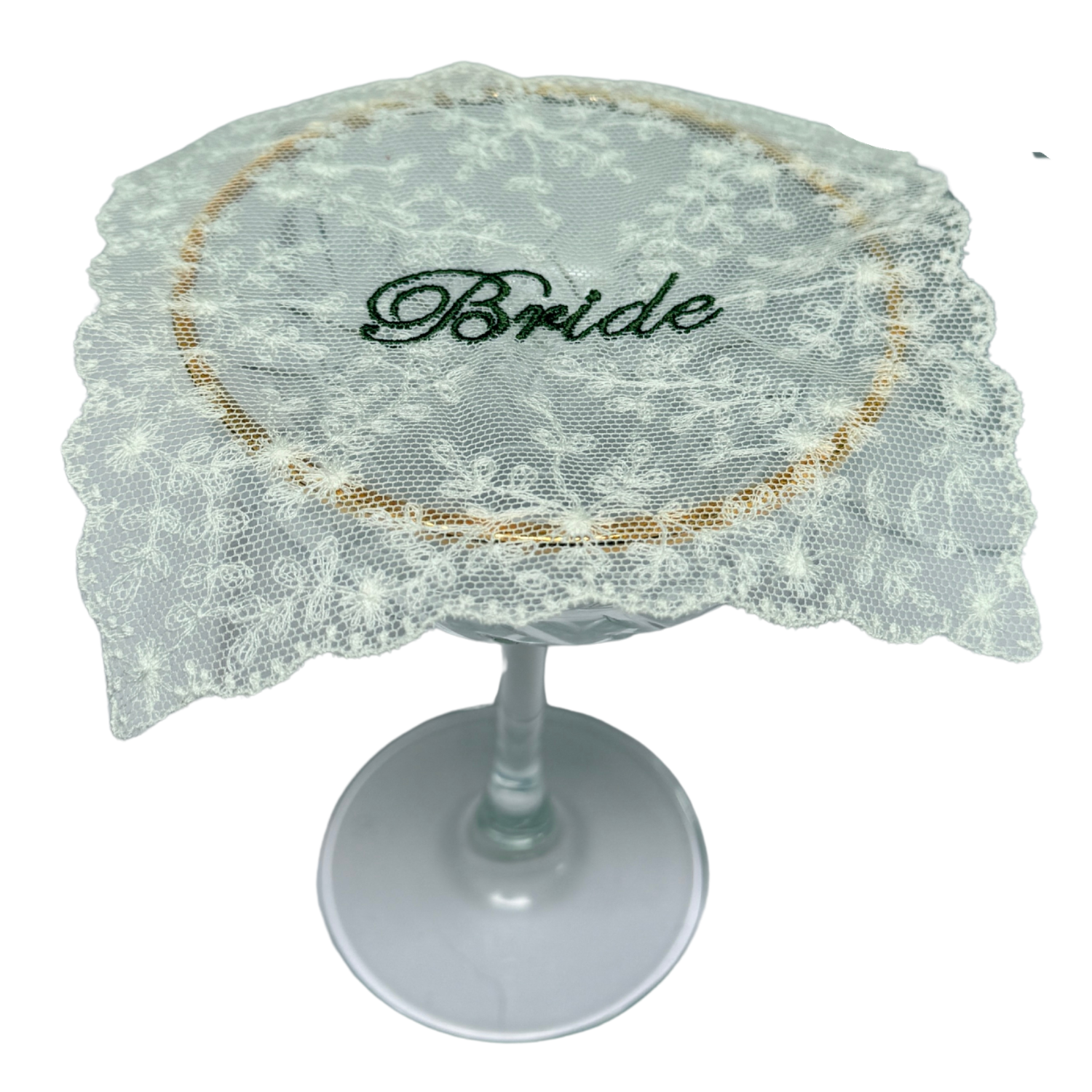 Personalised Lace Coaster