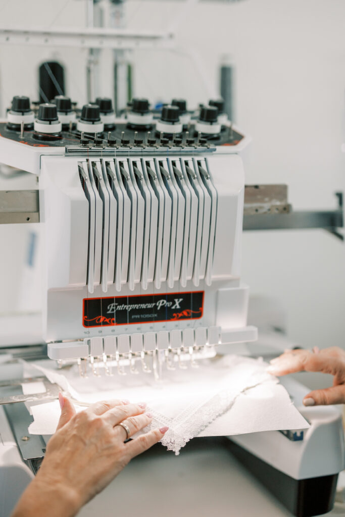The Embroidered Napkin Company Embroidery Studio Nottingham